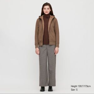 Black UNIQLO Pile Lined Hoodie